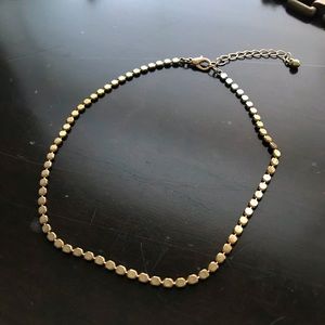 Gold choker necklace